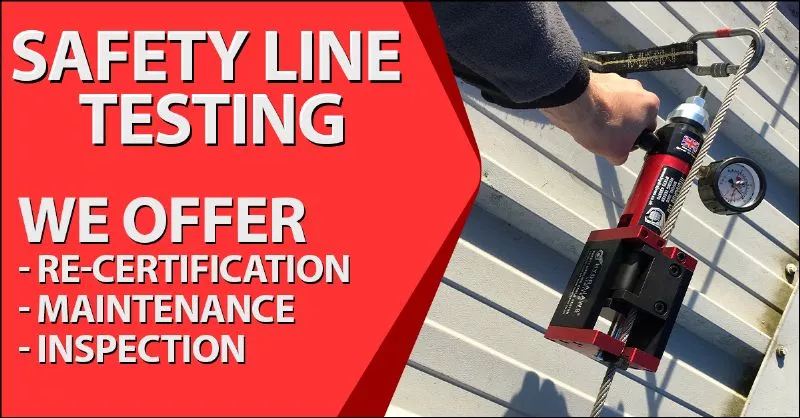 Safety Line Testing Slough Industrial Roofing - Slough, Berkshire